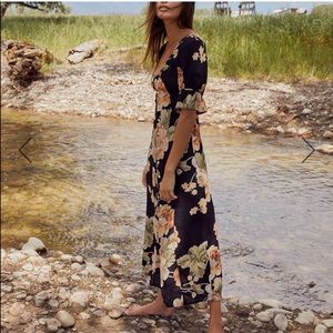 CHRISTY DAWN Lennon Dress in Night Peony NWT